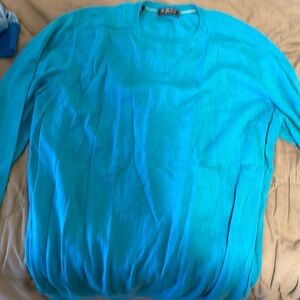 saks silk cotton cashmere pullover